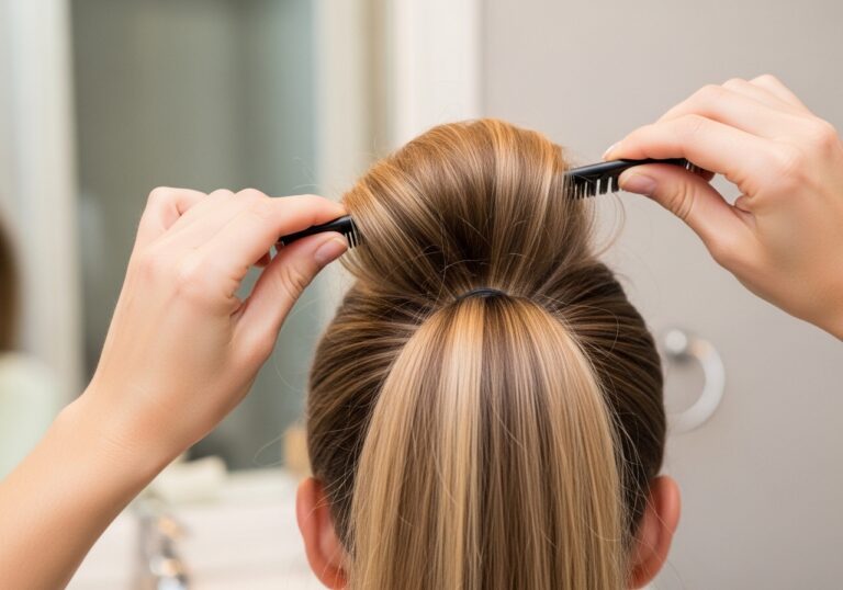 Finish with a small amount of lightweight hair oil on the ends for that salon-quality glossy shine that lasts all day.