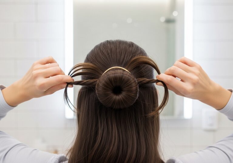 Wrapping a long ribbon all the way down a ponytail is one of the most unique and cute hairstyles for girls trending hard in 2026. Choose a satin ribbon in your favourite colour, tie it at the base, and wrap it around the ponytail all the way to the tip. Finish with a tiny bow at the end. It looks expensive, creative, and absolutely adorable.