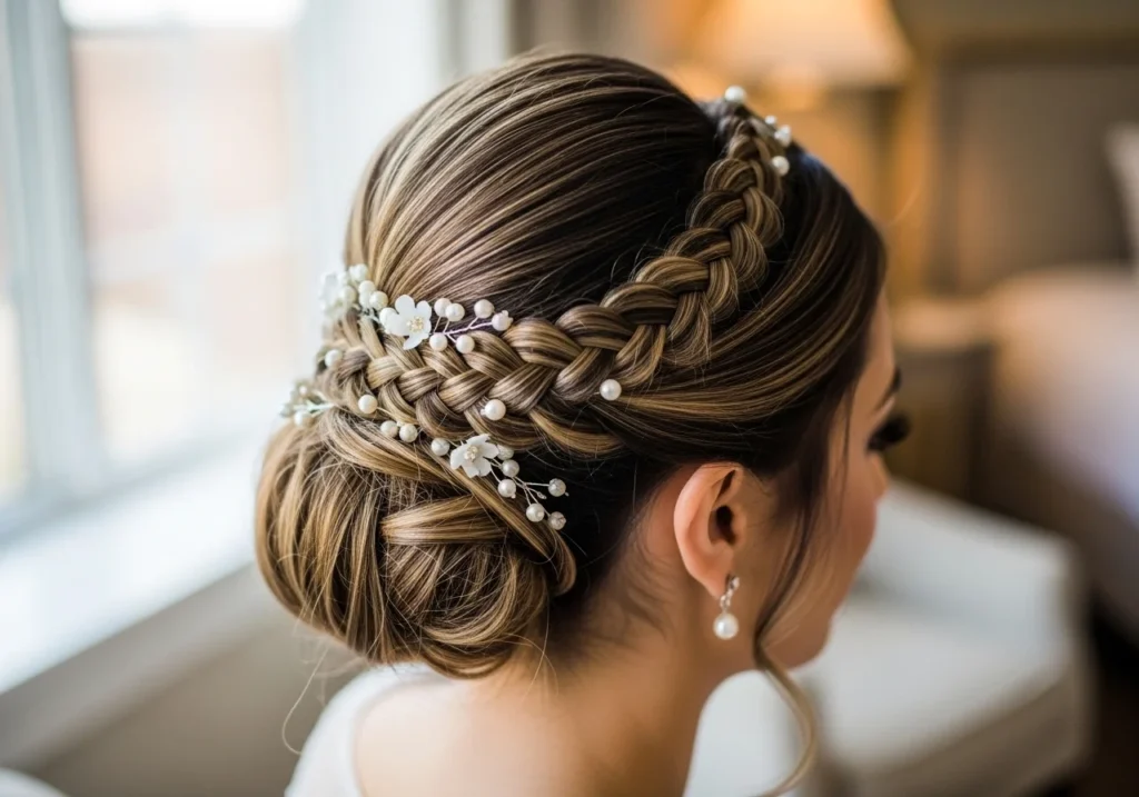 Glam Bridal Hair Style Ideas to Complete Your Wedding Look with voluminous curls